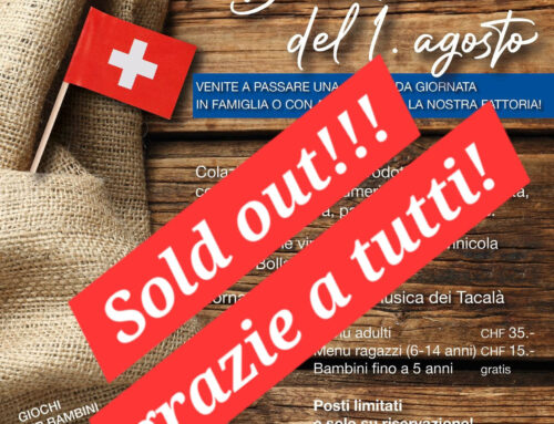 Brunch del 1. agosto – SOLD OUT!